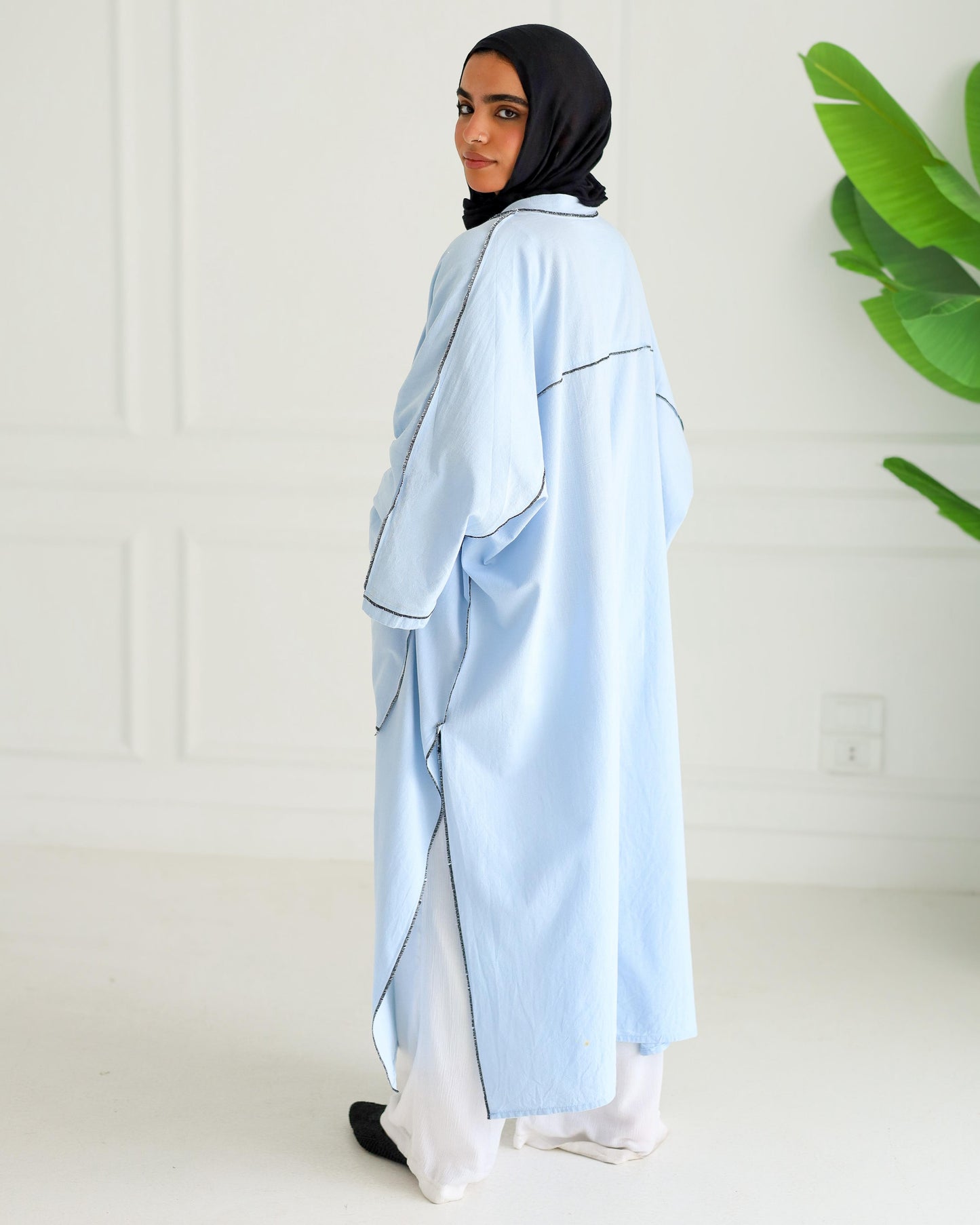 Ruby Shirt Dress - Blue