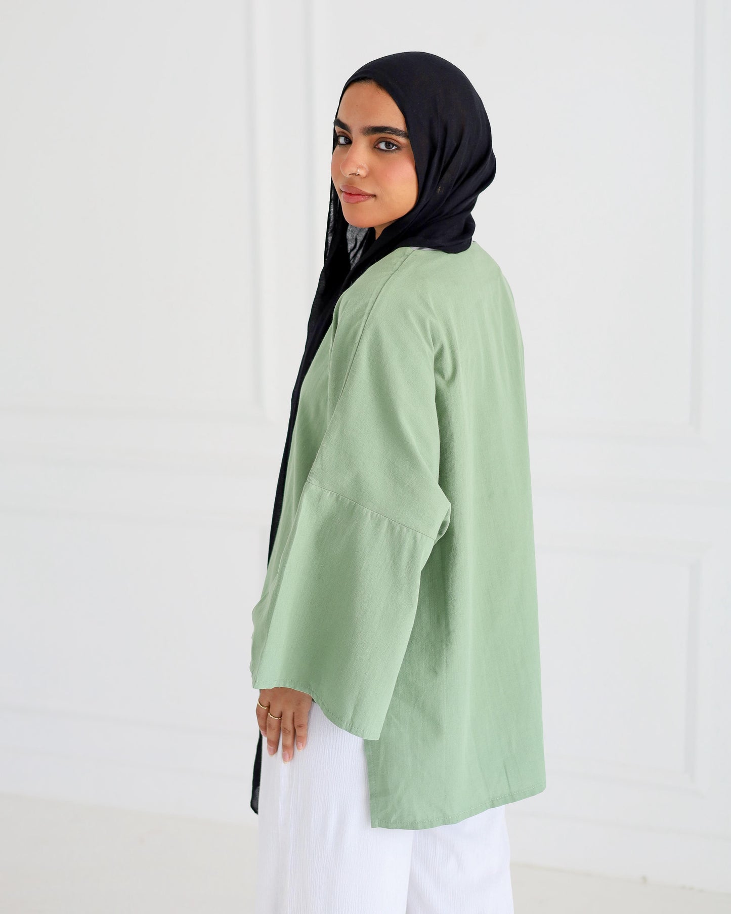 Whisper top - Olive