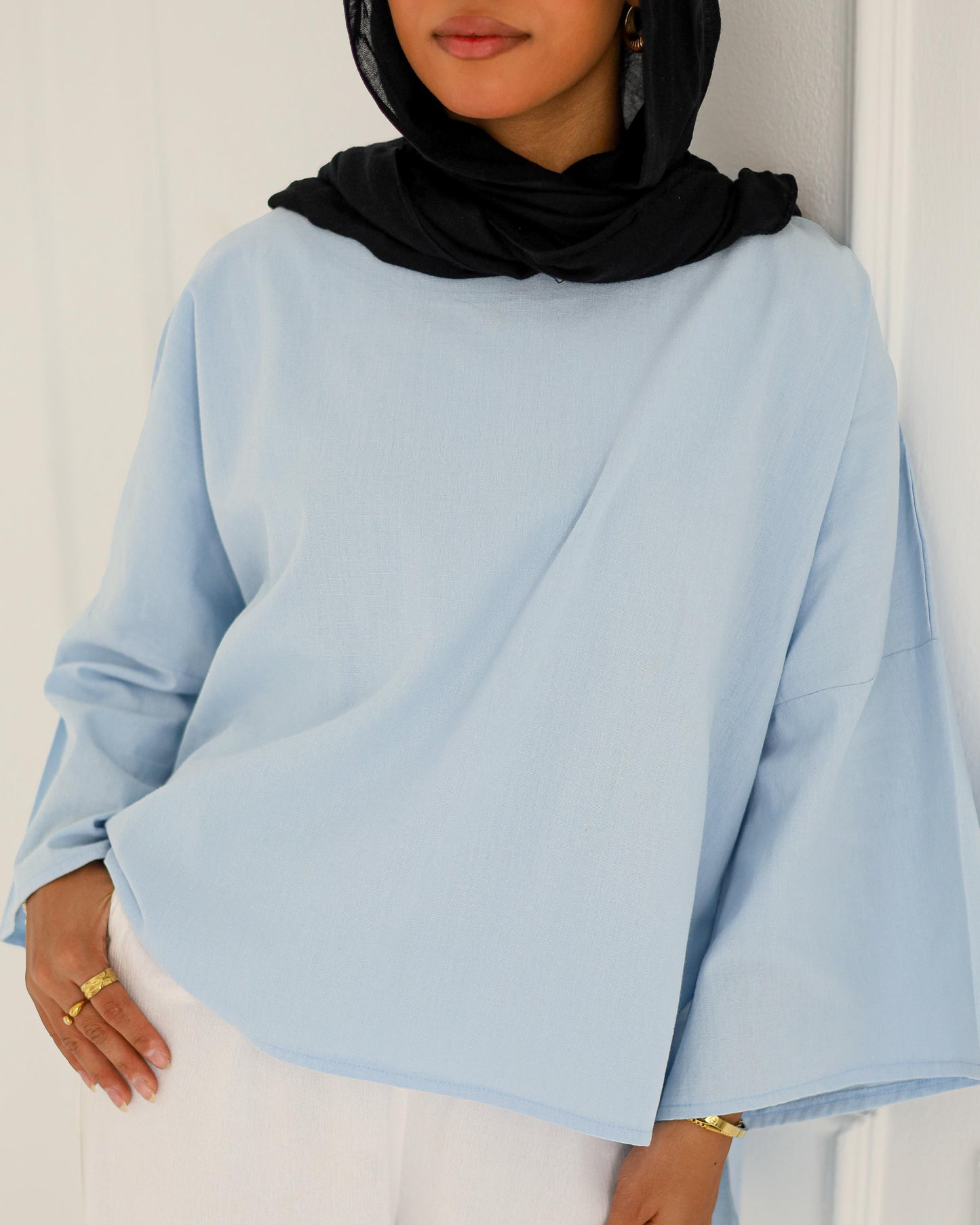 Whisper top - Baby Blue