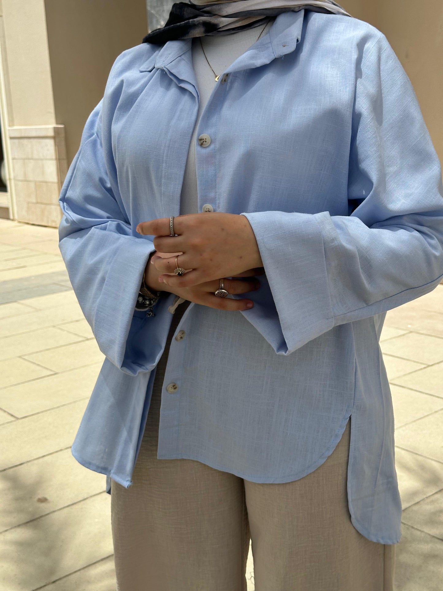 Leen Shirt - Baby Blue