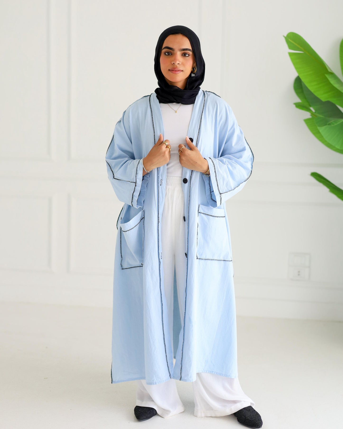 Ruby Shirt Dress - Blue