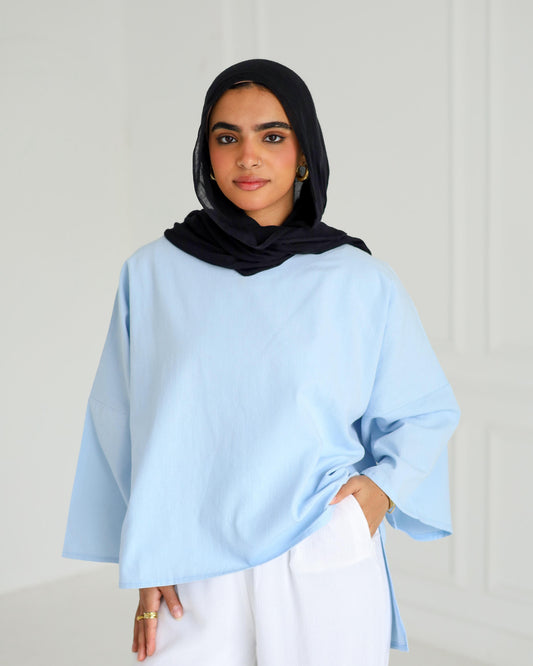 Whisper top - Baby Blue