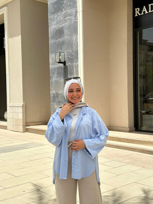Leen Shirt - Baby  Blue