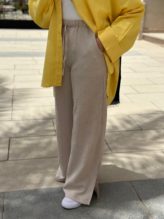 Naomi Pant -Beige