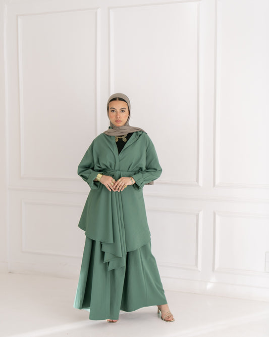 Ontha Shirt Dress - Mint Green